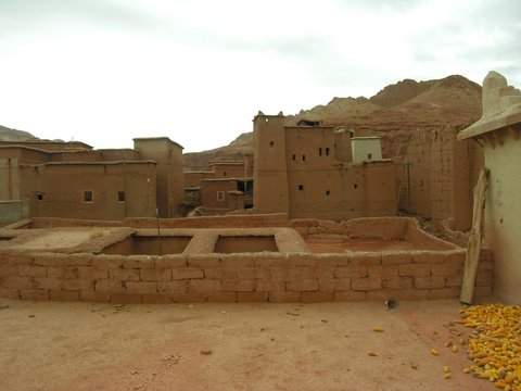 ruins of a village in the south