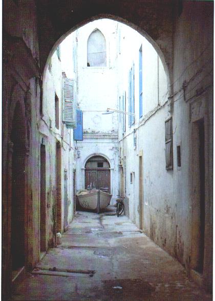 Essaouira, oude stad Essaouira steegje in oude stad