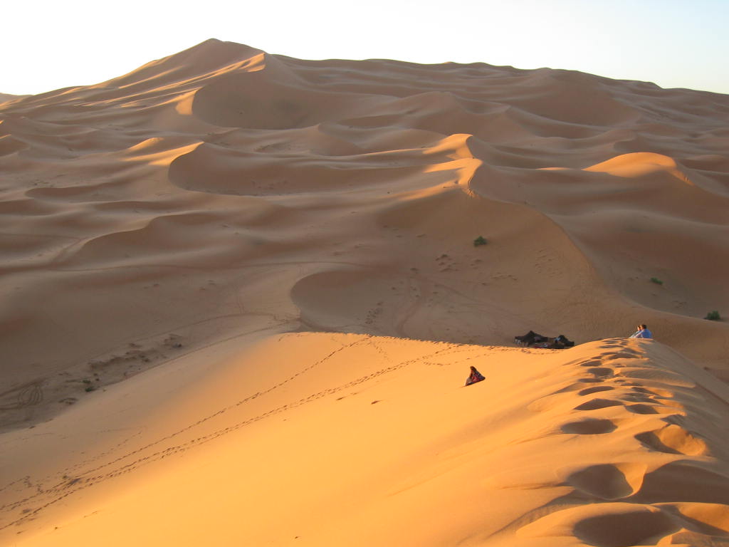 zandduinen bij Merzouga